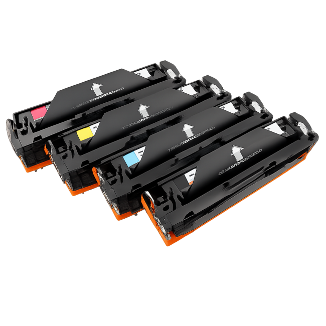 Zestaw tonerów HP 4 sztuki HP CF 540A/ CF 541 /CF 542A/ CF 543A